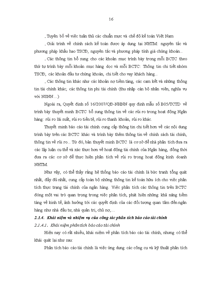 image for page Hoàn thiện  phân tích báo cáo tài chính tại Ngân hàng thương mại cổ phần Ngoại Thương Việt Nam- Chi nhánh Hà Nội