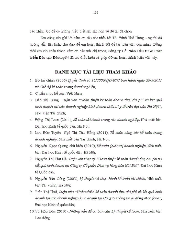 image for page Hoàn thiện kế toán doanh thu, chi phí và xác định kết quả kinh doanh tại công ty cổ phần đầu tư và phát triển đào tạo EDUTOP64