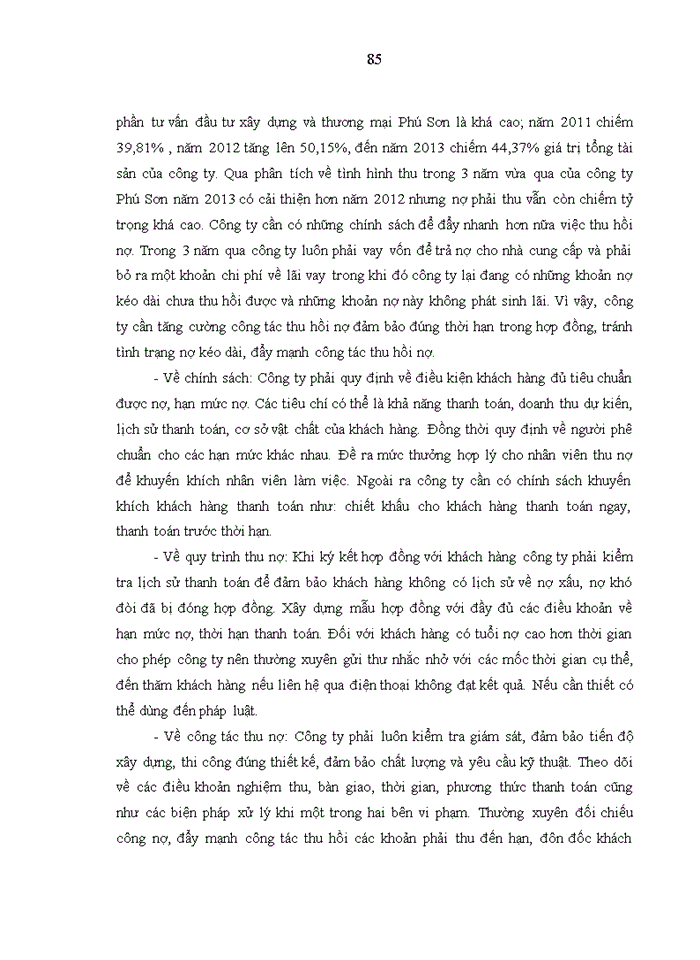 image for page Phân tích báo cáo tài chính của công ty cổ phần tư vấn đầu tư xây dựng và thương mại phú sơn