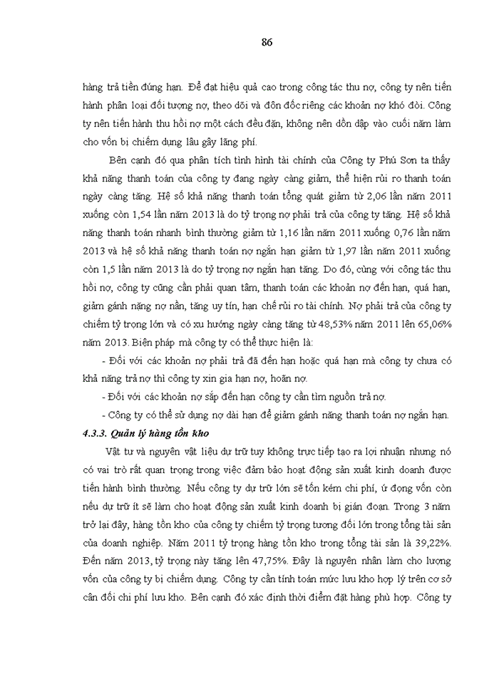image for page Phân tích báo cáo tài chính của công ty cổ phần tư vấn đầu tư xây dựng và thương mại phú sơn