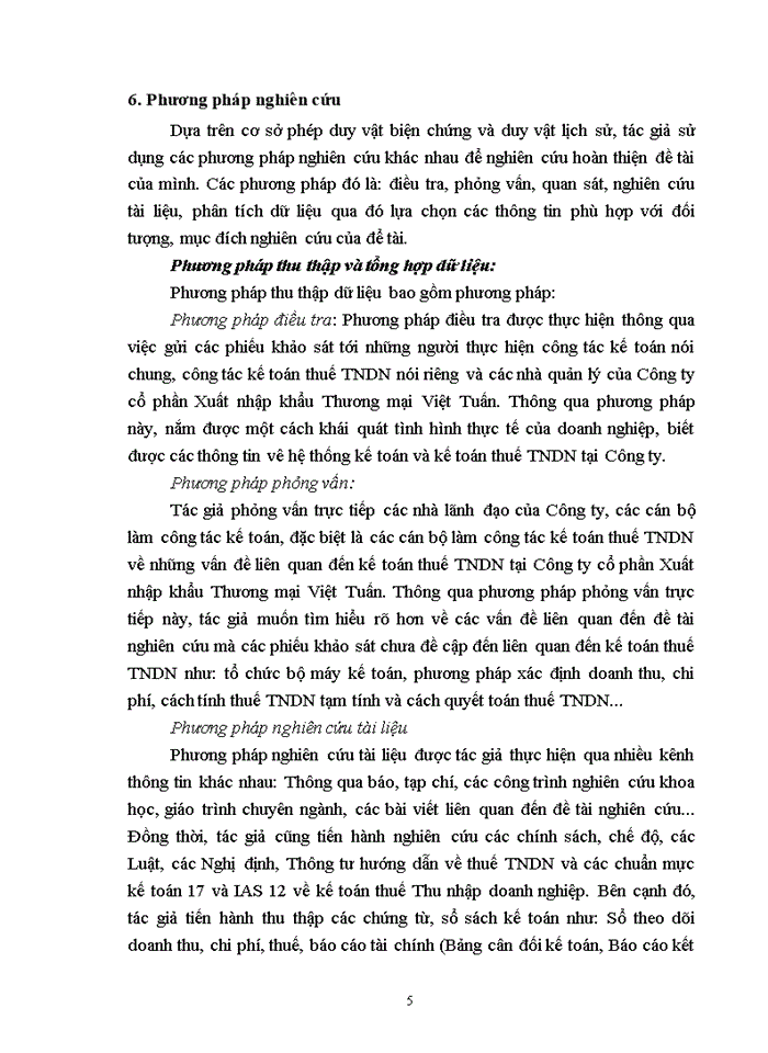 image for page Kế toán thuế thu nhập doanh nghiệp tại công ty cổ phần xuất nhập khẩu thương mại việt tuấn