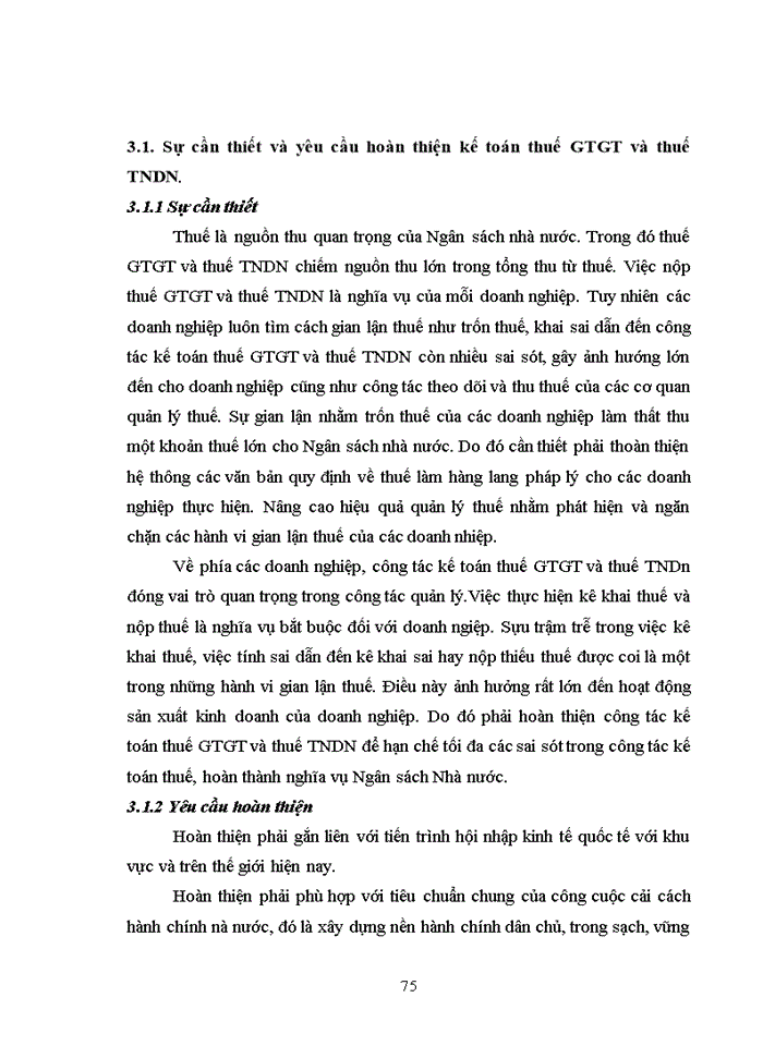 image for page Hoàn thiện kế toán thuế giá trị gia tăng, thuế thu nhập doanh nghiệp tại công ty TNHH MTV HIẾU TỪ