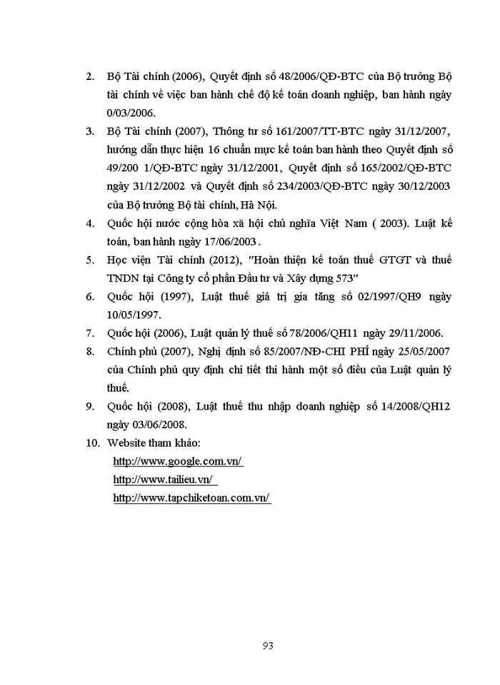 image for page Hoàn thiện kế toán thuế giá trị gia tăng, thuế thu nhập doanh nghiệp tại công ty TNHH MTV HIẾU TỪ