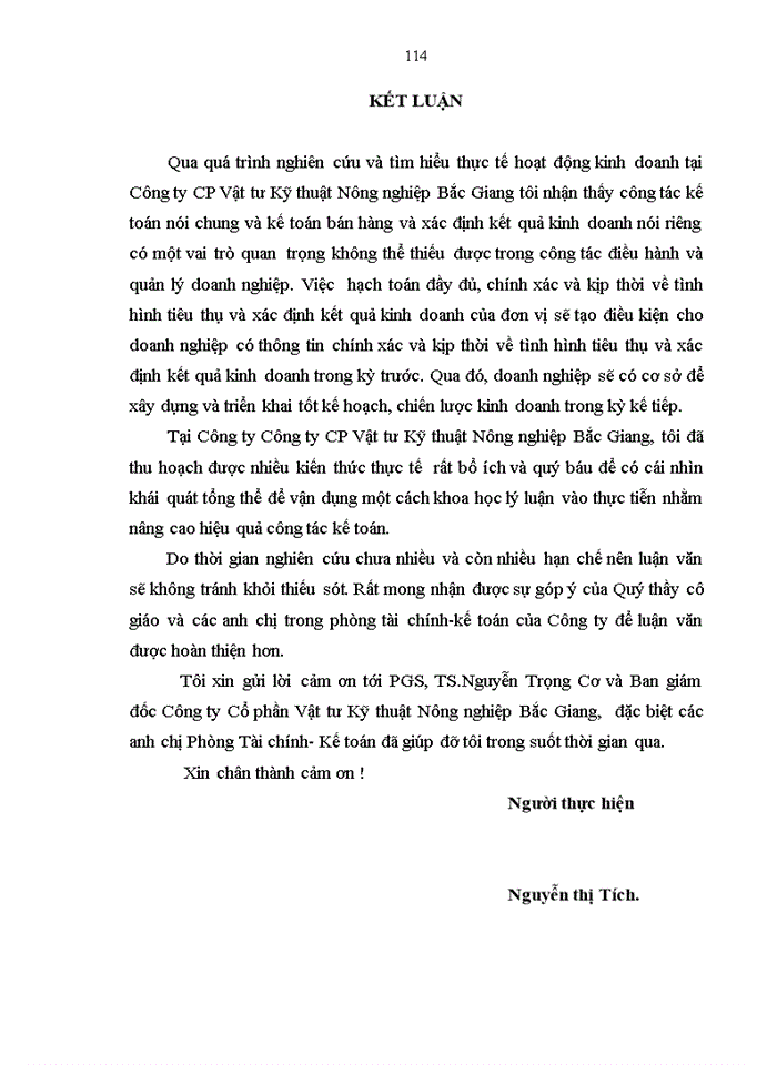 image for page Hoàn thiện kế toán bán hàng và xác định kết quả kinh doanh tại công ty cổ phần vật tư kỹ thuật nông nghiệp bắc giang