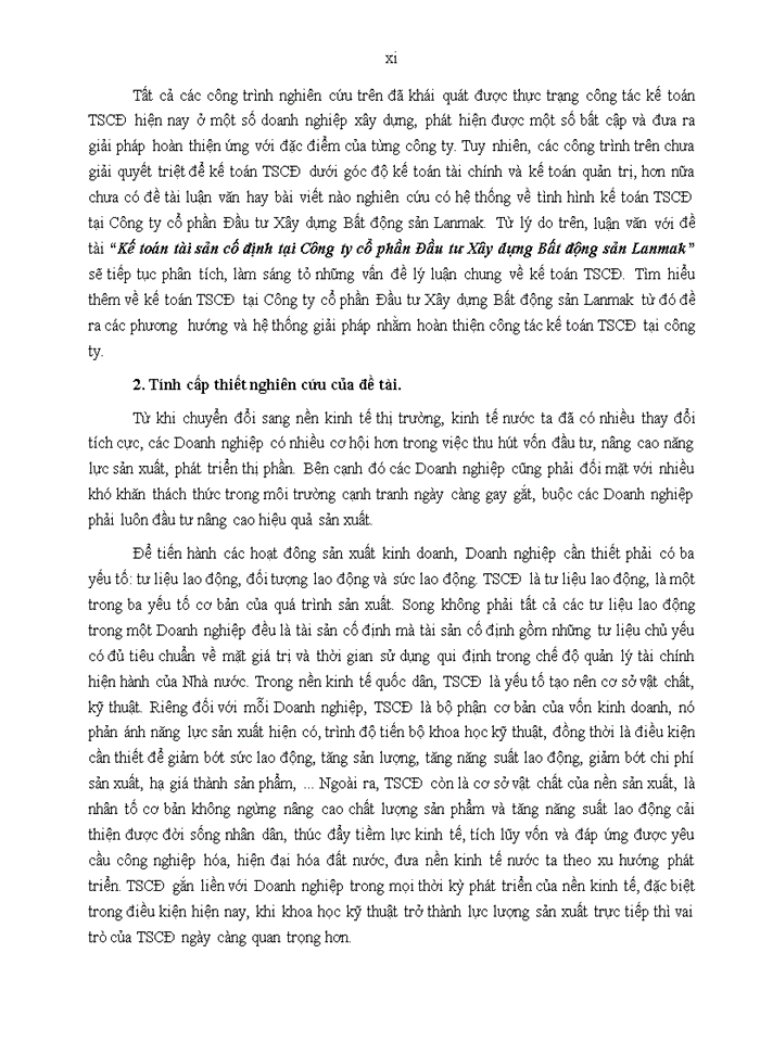 image for page Kế toán tài sản cố định tại công ty cổ phần đầu tư xây dựng bất động sản LANMAK