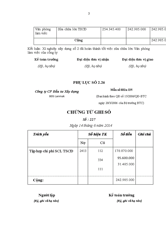 image for page Kế toán tài sản cố định tại công ty cổ phần đầu tư xây dựng bất động sản LANMAK