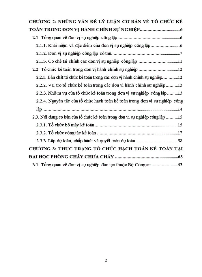 image for page Hoàn thiện tổ chức kế toán tại trường đại học phòng cháy chữa cháy