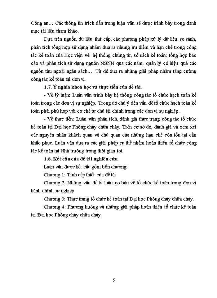 image for page Hoàn thiện tổ chức kế toán tại trường đại học phòng cháy chữa cháy