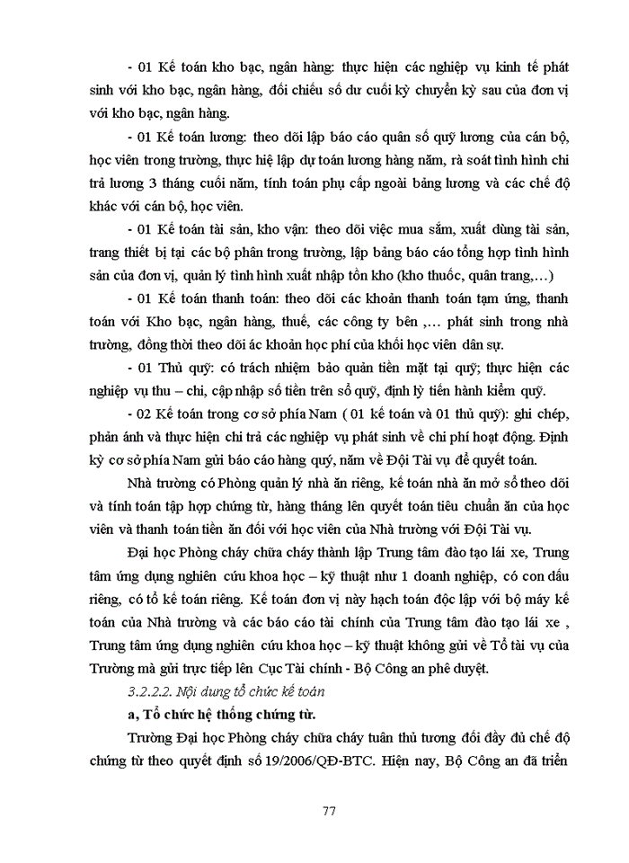 image for page Hoàn thiện tổ chức kế toán tại trường đại học phòng cháy chữa cháy