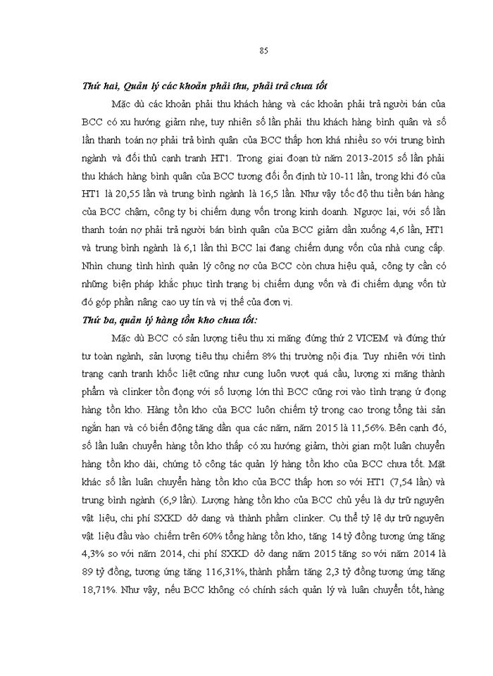 image for page Phân tích báo cáo tài chính công ty cổ phần xi măng bỉm sơn