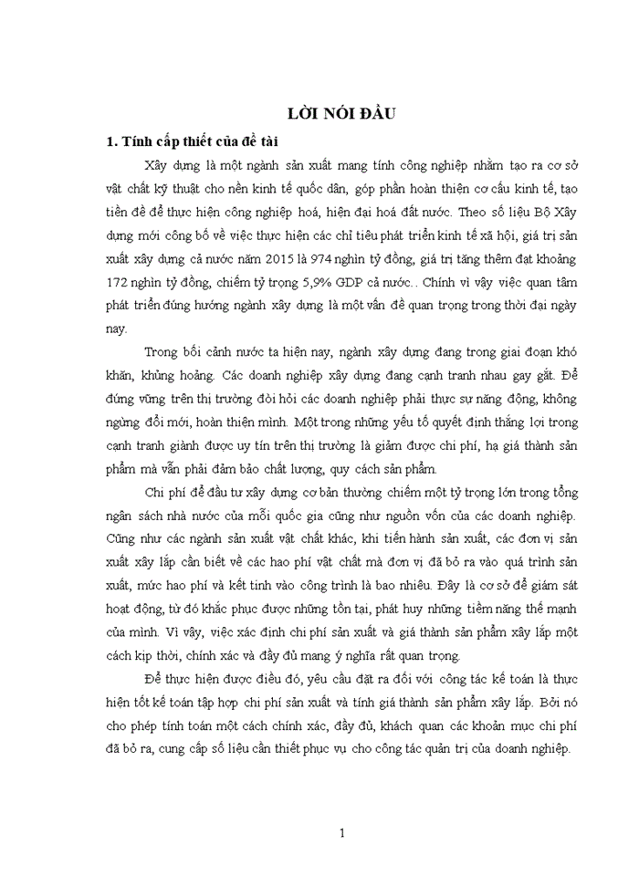 image for page Hoàn thiện kế toán tập hợp chi phí sản xuất và tính giá thành sản phẩm xây lắp tại công ty tnhh tân thành