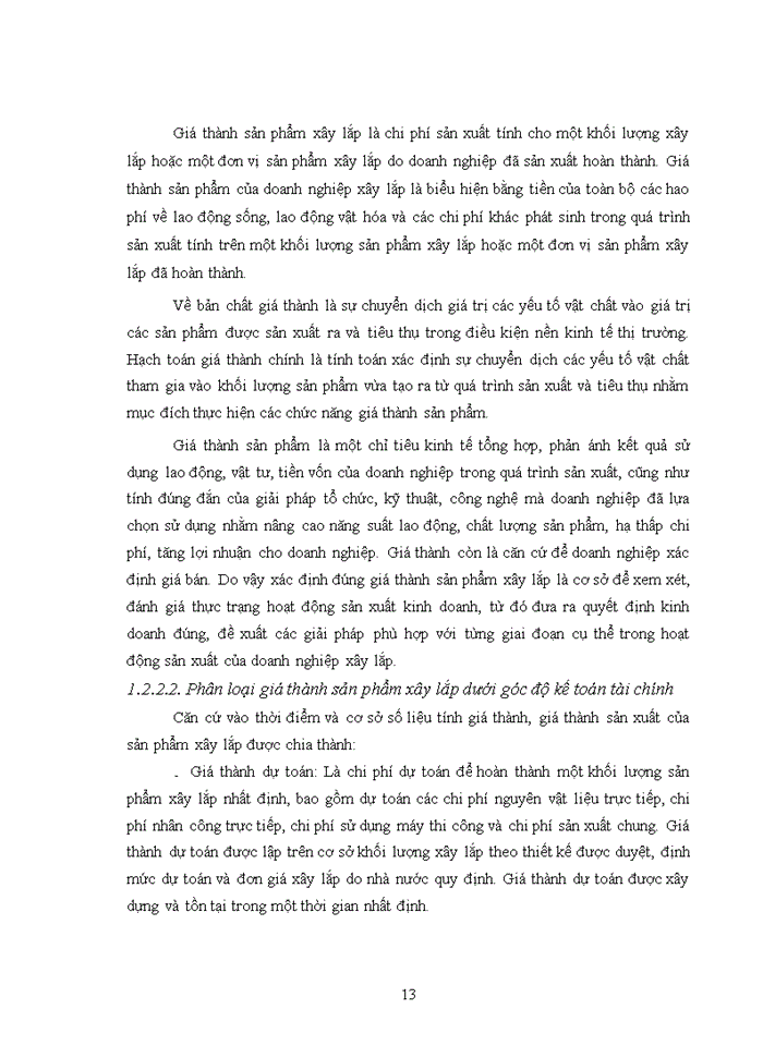 image for page Hoàn thiện kế toán tập hợp chi phí sản xuất và tính giá thành sản phẩm xây lắp tại công ty tnhh tân thành
