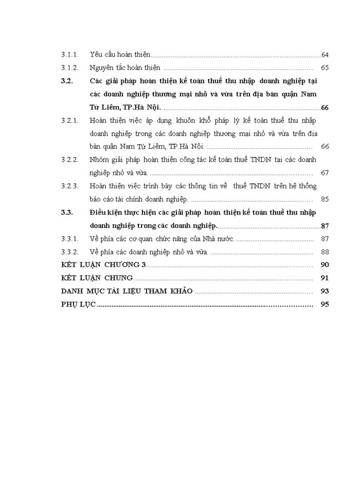 image for page Hoàn thiện kế toán thuế thu nhập doanh nghiệp tại các doanh nghiệp thương mại nhỏ và vừa trên địa bàn quận NAM TỪ LIÊM, tp. HÀ NỘI