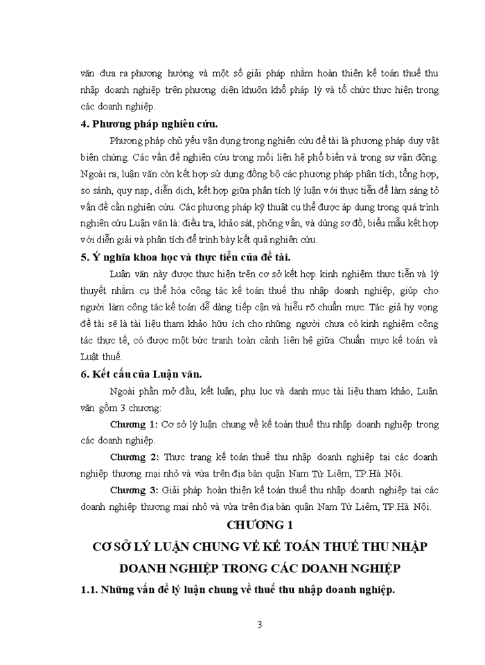 image for page Hoàn thiện kế toán thuế thu nhập doanh nghiệp tại các doanh nghiệp thương mại nhỏ và vừa trên địa bàn quận NAM TỪ LIÊM, tp. HÀ NỘI