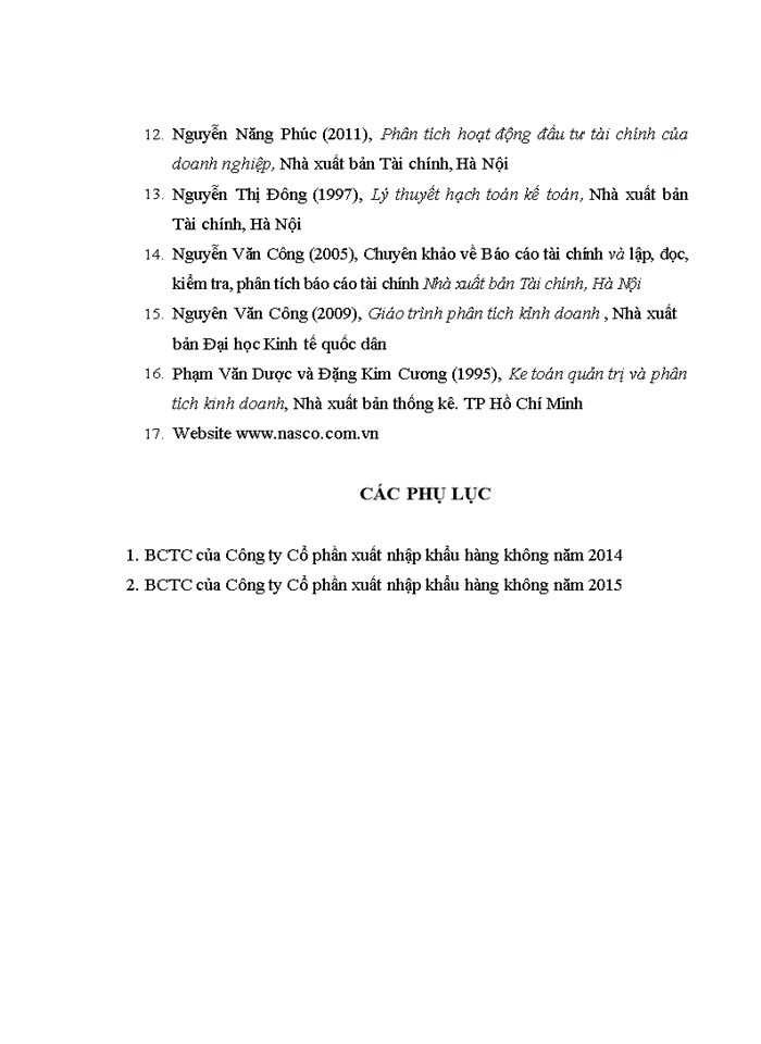 image for page Phân tích báo cáo tài chính của công ty cổ phần xuất nhập khẩu hàng không