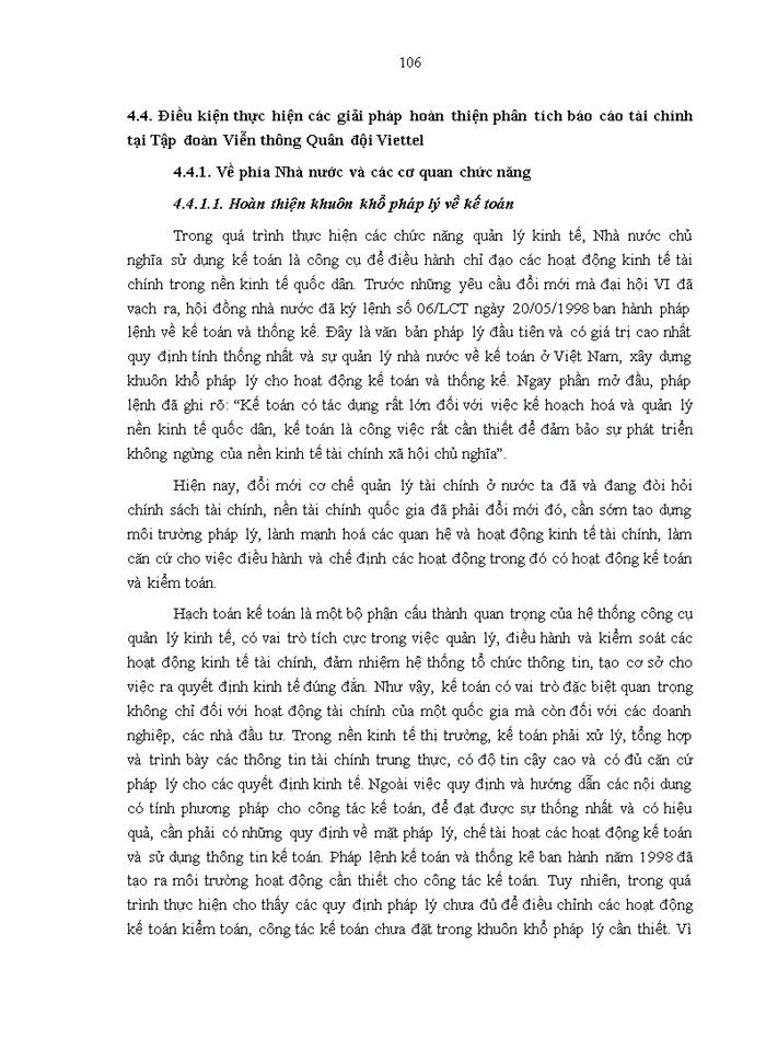 image for page Hoàn thiện phân tích Báo cáo tài chính tại Tập đoàn Viễn thông Quân đội Viettel