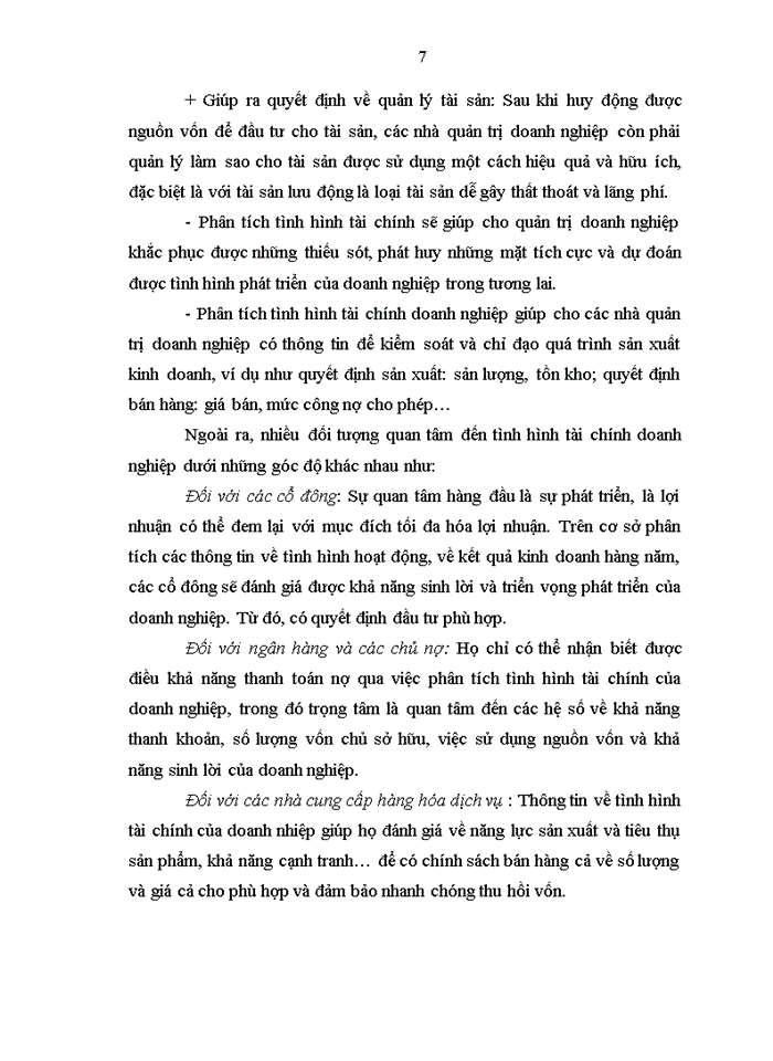 image for page Hoàn thiện nội dung và phương pháp phân tích tình hình tài chính tại Công ty cổ phần X26