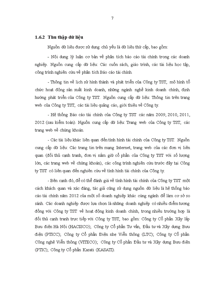 image for page Phân tích báo cáo tài chính tại Công ty Cổ phần Dịch vụ Kỹ thuật Viễn thông