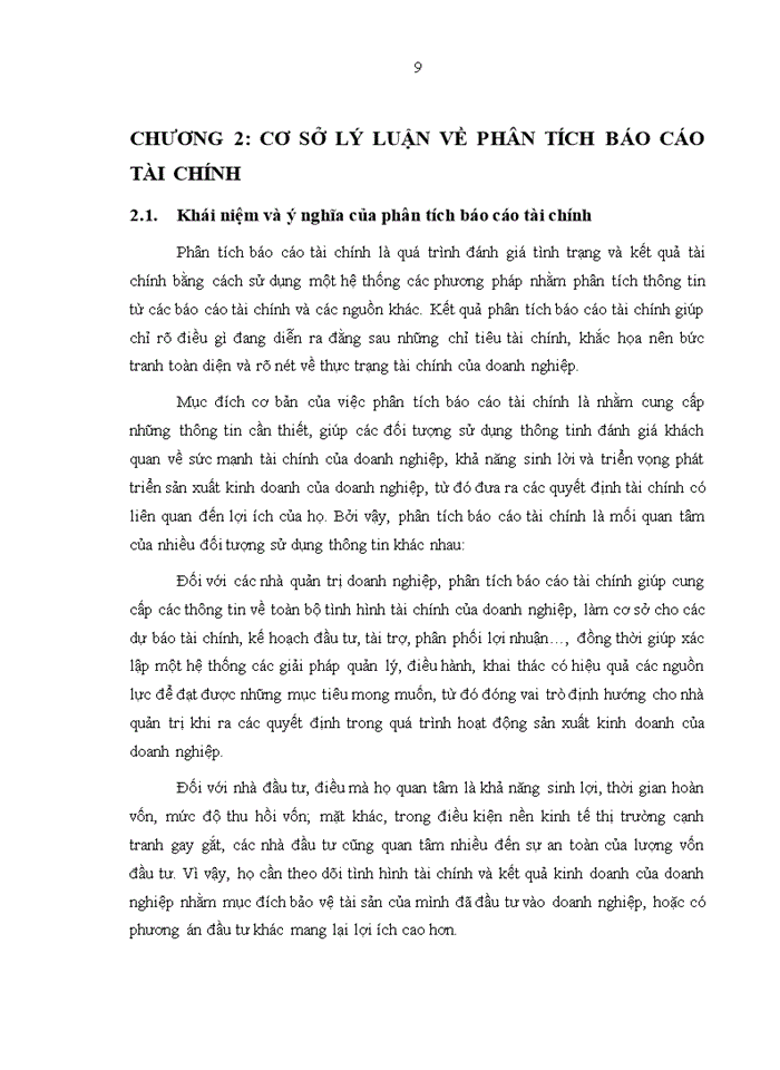 image for page Phân tích báo cáo tài chính tại Công ty Cổ phần Dịch vụ Kỹ thuật Viễn thông