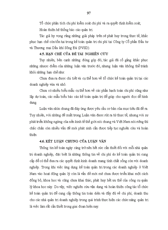 image for page Tổ chức công tác kế toán quản trị tại công ty cổ phần đầu tư và thương mại dầu khí sông đà