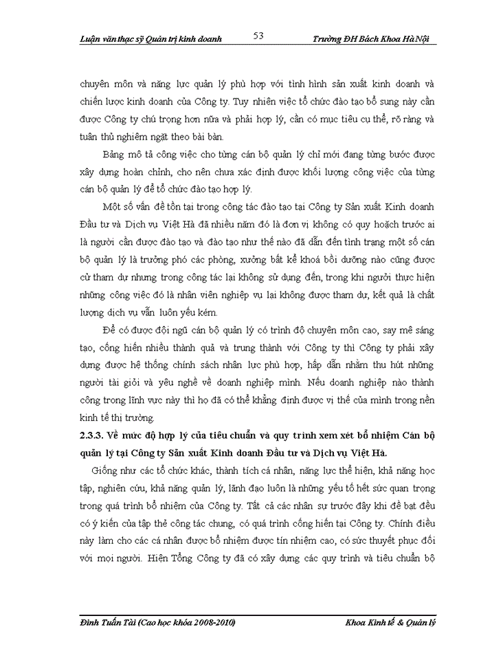 image for page Một số giải pháp nhằm nâng cao chất lượng đội ngũ cán bộ quản lý Công ty sản xuất kinh doanh đầu tư và dịch vụ Việt Hà
