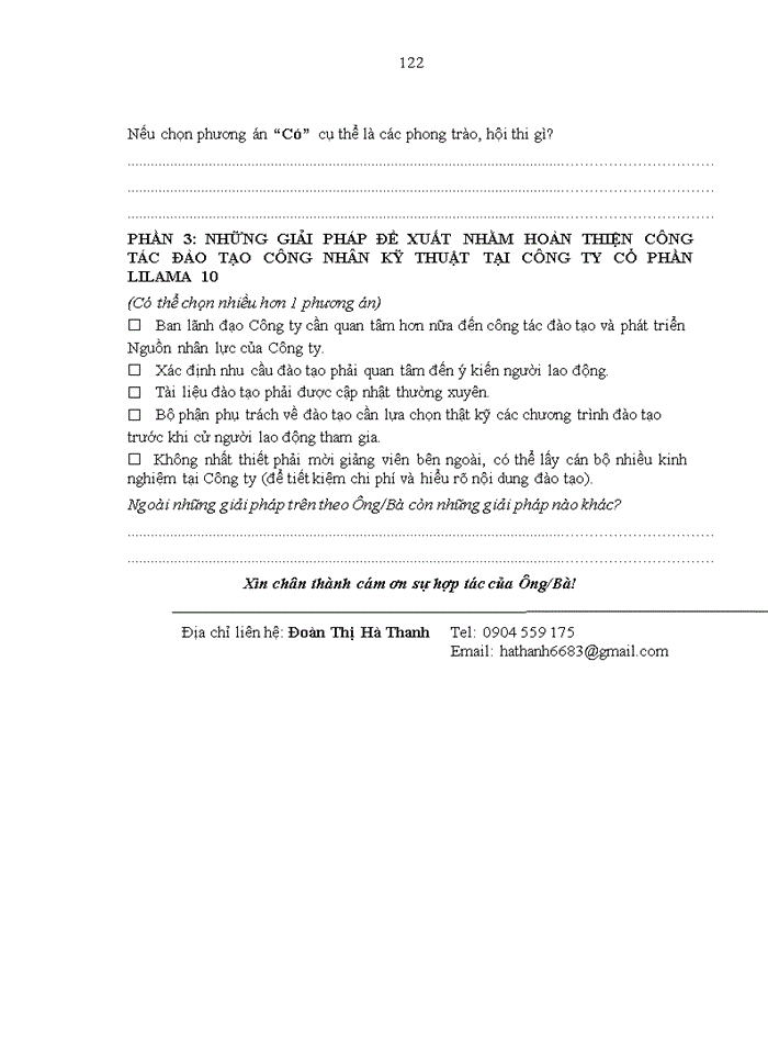 image for page Một số giải pháp hoàn thiện công tác đào tạo và phát triển nguồn nhân lực tại Công ty cổ phần Lilama 10