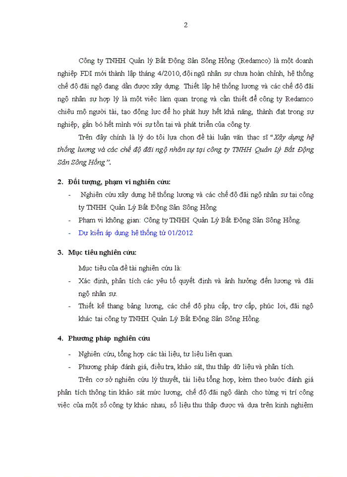 image for page Xây dựng hệ thống lương và các chế độ đãi ngộ nhân sự tại công ty TNHH Quản Lý Bất Động Sản Sông Hồng