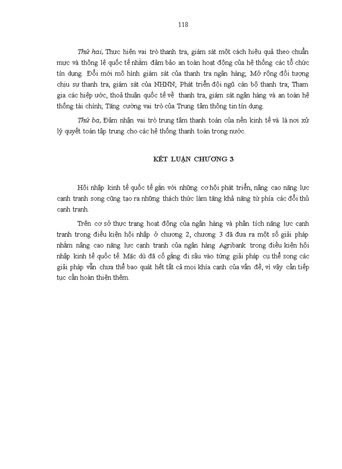 image for page Nâng cao năng lực cạnh tranh của Ngân hàng No&PTNT Việt Nam trong điều kiện hội nhập quốc tế