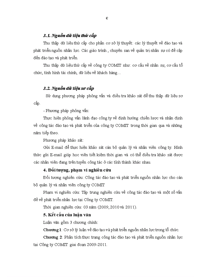 image for page Hoàn thiện công tác đào tạo và phát triển nguồn nhân lực tại Công ty COMIT giai đoạn 2012-2015