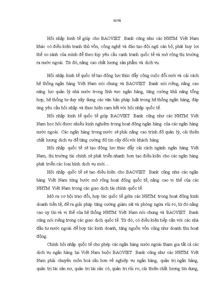 image for page Nâng cao năng lực cạnh tranh của Ngân hàng Thương mại cổ phần Bảo Việt