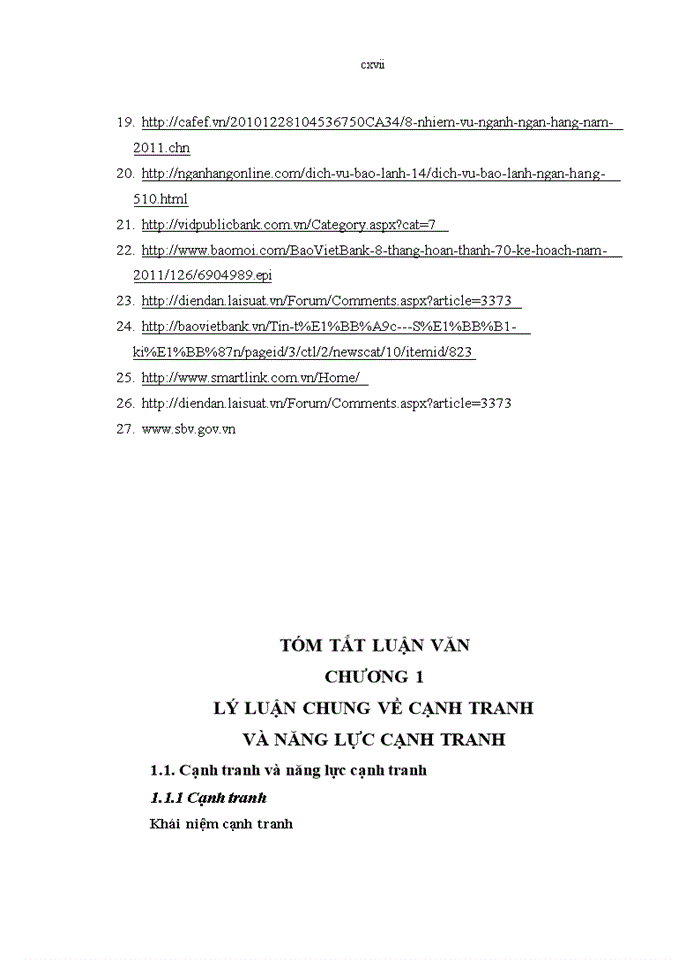 image for page Nâng cao năng lực cạnh tranh của Ngân hàng Thương mại cổ phần Bảo Việt