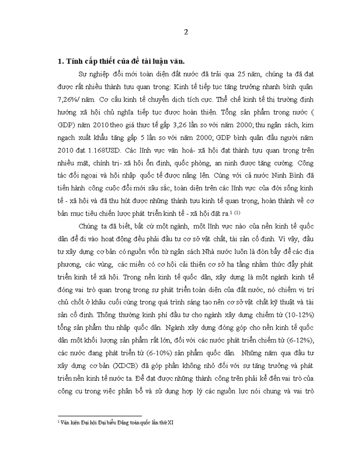 image for page Một số giải pháp nâng cao hiệu quả sử dụng vốn đầu tư xây dựng cơ bản từ ngân sách Nhà nước trên địa bàn Tỉnh Ninh Bình