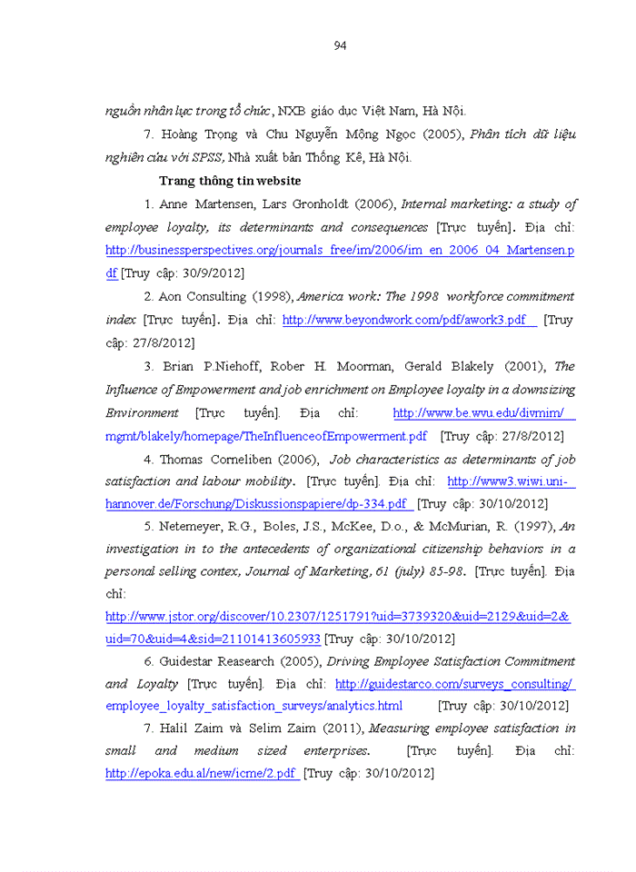 image for page Các nhân tố ảnh hưởng đến lòng trung thành của nhân viên tại Công ty cổ phần du lịch công đoàn Sơn La