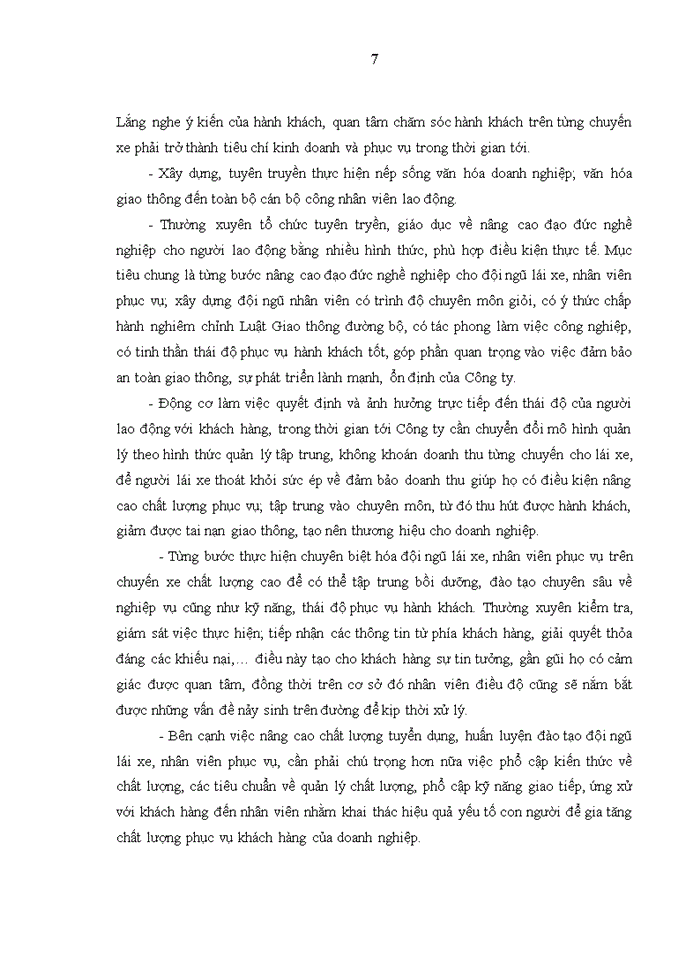 image for page Giải pháp nâng cao chất lượng dịch vụ vận tải hành khách tại Công ty cổ phần xe khách số I Sơn La