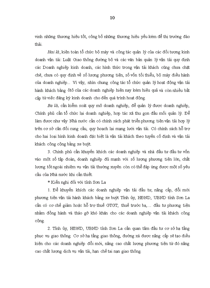 image for page Giải pháp nâng cao chất lượng dịch vụ vận tải hành khách tại Công ty cổ phần xe khách số I Sơn La