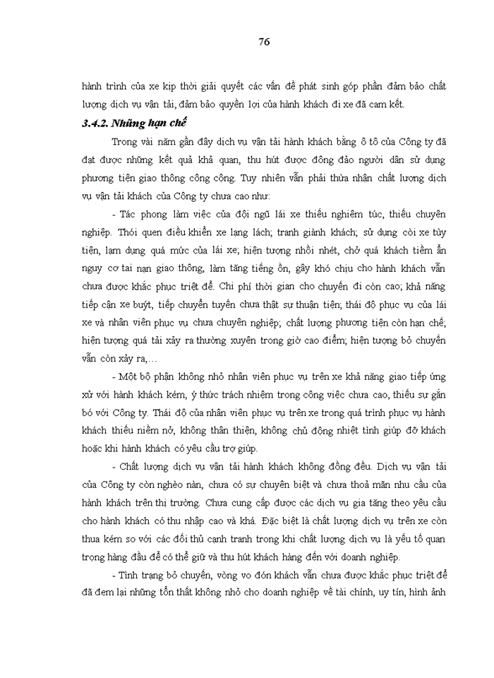 image for page Giải pháp nâng cao chất lượng dịch vụ vận tải hành khách tại Công ty cổ phần xe khách số I Sơn La