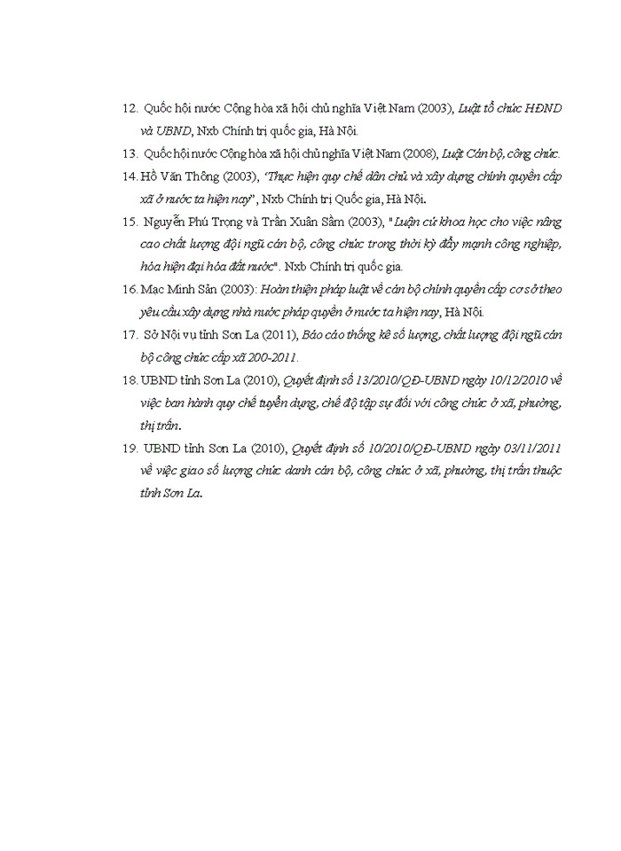 image for page Nâng cao chất lượng đội ngũ cán bộ, công chức cấp xã tại huyện Mai Sơn, tỉnh Sơn La