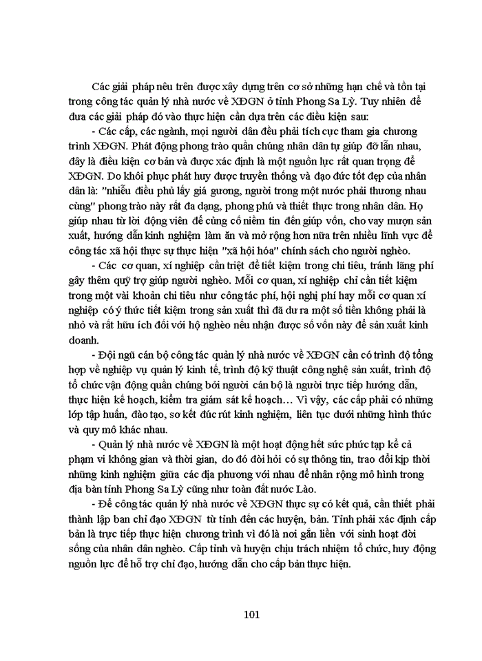 image for page Quản lý nhà nước đối với hoạt động xóa đói giảm nghèo ở tỉnh phong sa ly- cộng hòa dân chủ nhân dân LÀO