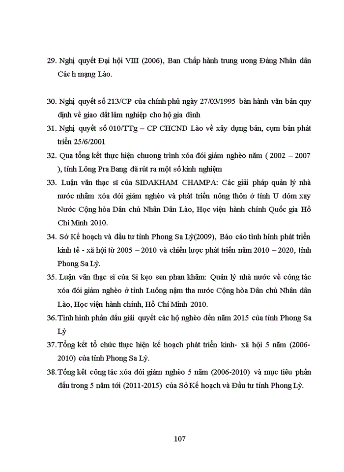 image for page Quản lý nhà nước đối với hoạt động xóa đói giảm nghèo ở tỉnh phong sa ly- cộng hòa dân chủ nhân dân LÀO