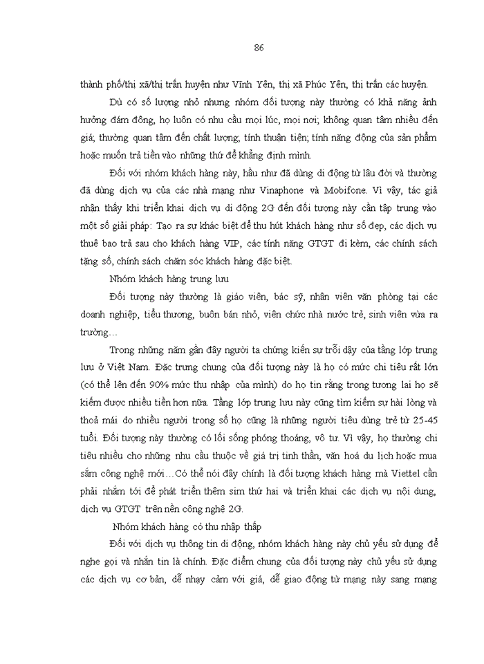 image for page Giải pháp phát triển thị trường dịch vụ thông tin di động 2G của Viettel tại tỉnh Vĩnh Phúc
