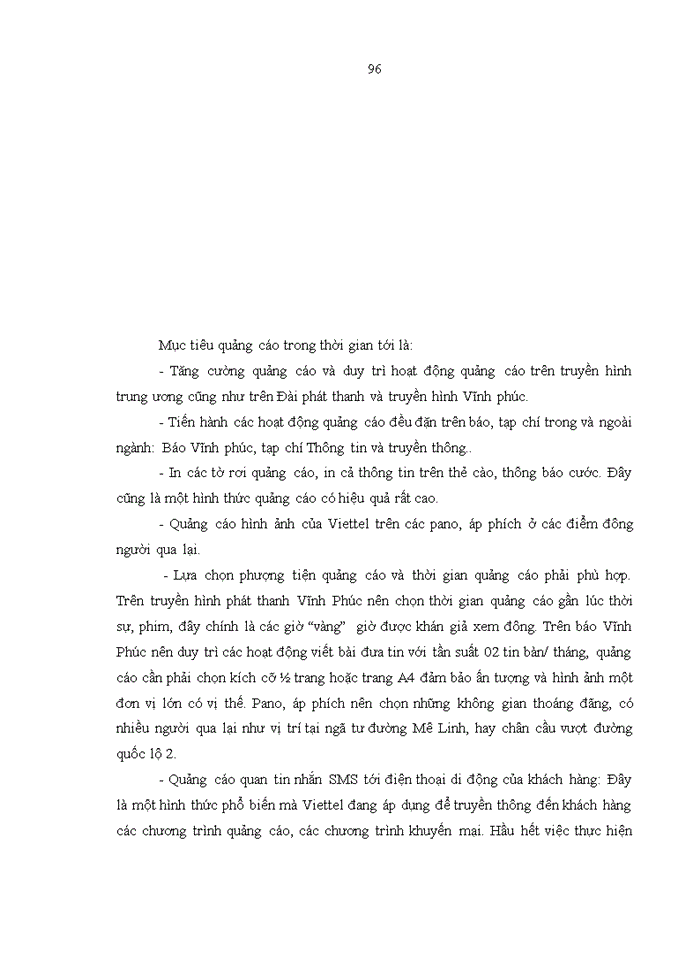 image for page Giải pháp phát triển thị trường dịch vụ thông tin di động 2G của Viettel tại tỉnh Vĩnh Phúc