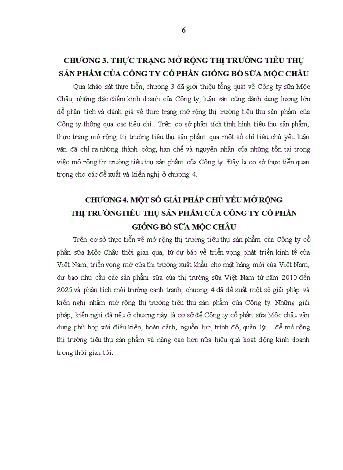 image for page Giải pháp mở rộng thị trường tiêu thụ sản phẩm sữa nước của công ty cổ phần giống bò sữa Mộc Châu
