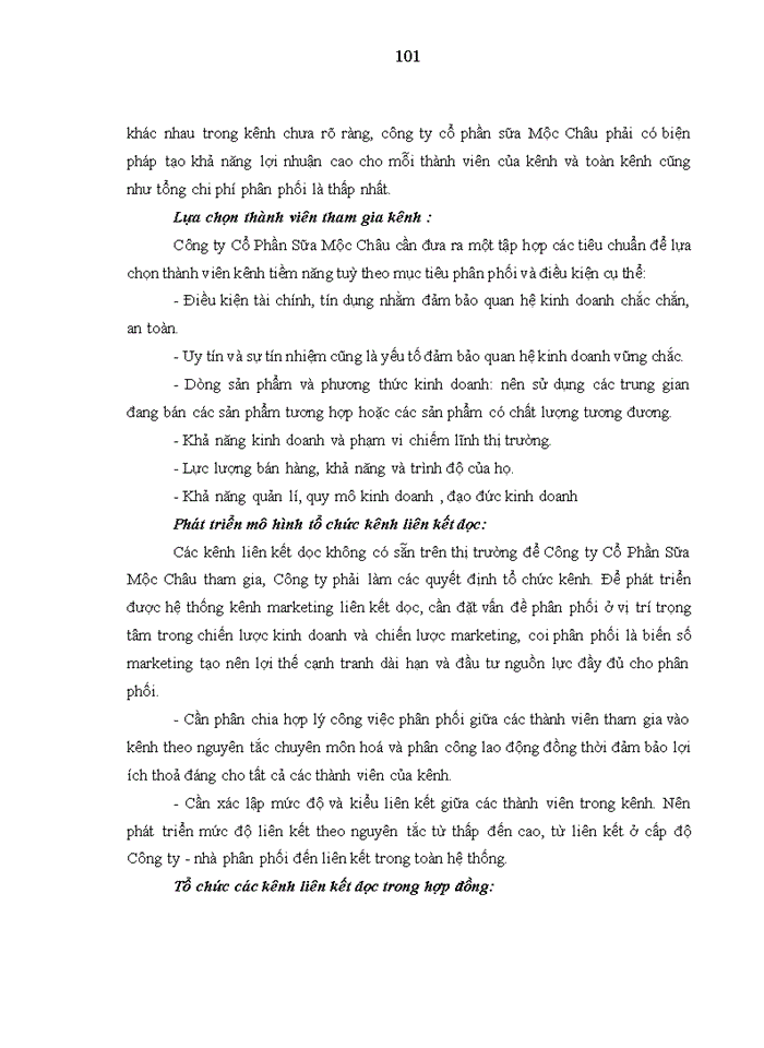 image for page Giải pháp mở rộng thị trường tiêu thụ sản phẩm sữa nước của công ty cổ phần giống bò sữa Mộc Châu