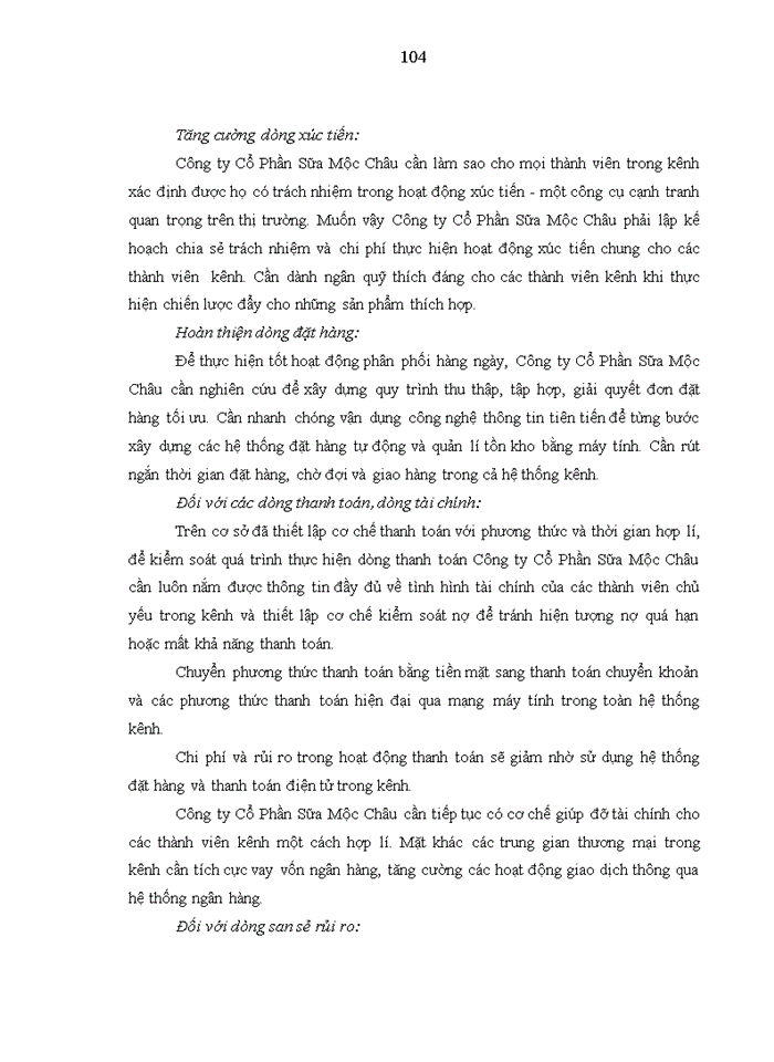 image for page Giải pháp mở rộng thị trường tiêu thụ sản phẩm sữa nước của công ty cổ phần giống bò sữa Mộc Châu