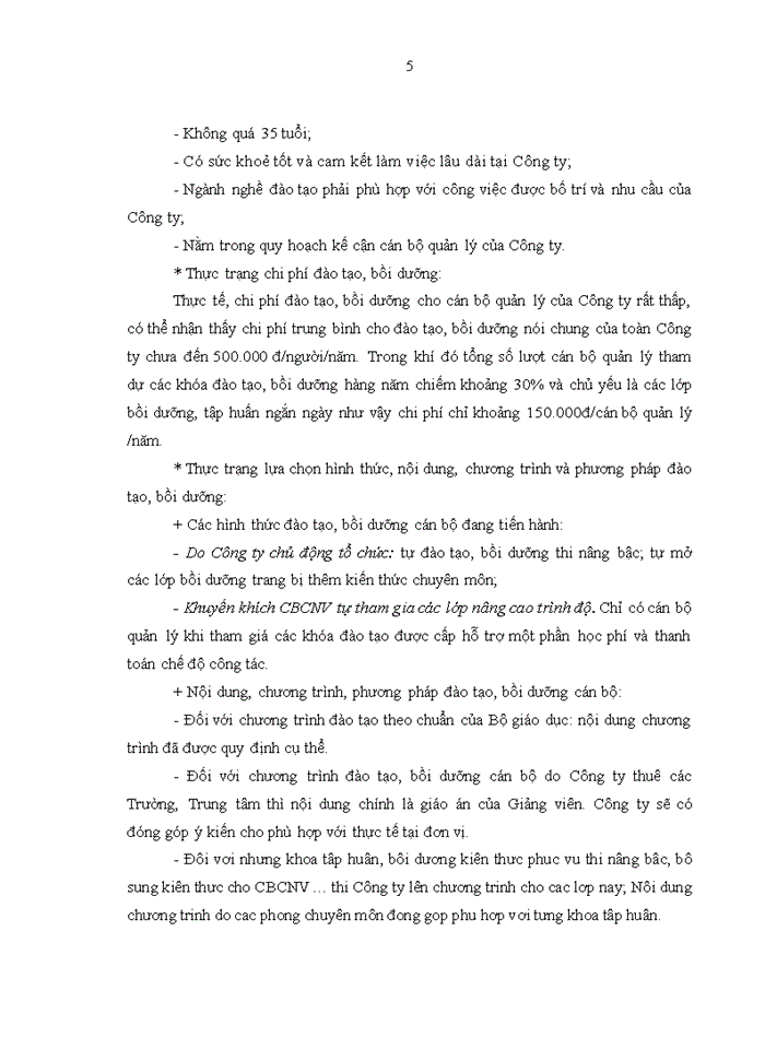 image for page Hoàn thiện công tác đào tạo và bồi dưỡng cán bộ quản lý tại Công ty Điện lực Sơn La