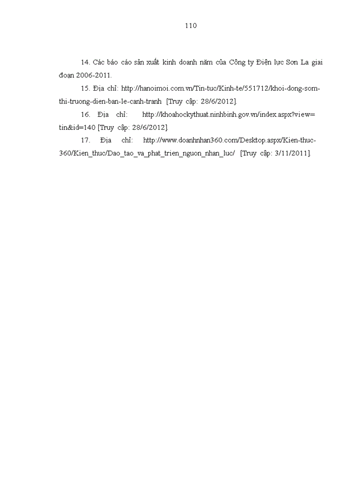 image for page Hoàn thiện công tác đào tạo và bồi dưỡng cán bộ quản lý tại Công ty Điện lực Sơn La