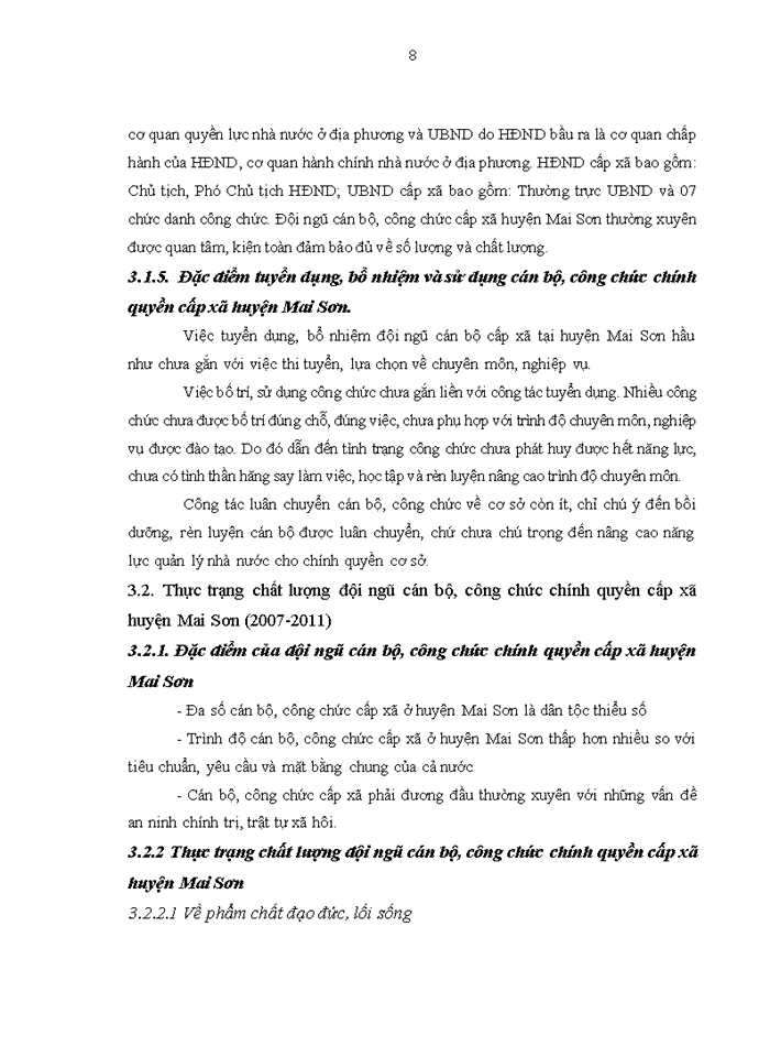 image for page Nâng cao chất lượng đội ngũ cán bộ, công chức cấp xã tại huyện Mai Sơn, tỉnh Sơn La