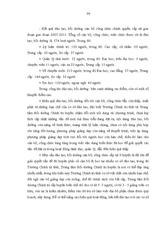 image for page Nâng cao chất lượng đội ngũ cán bộ, công chức cấp xã tại huyện Mai Sơn, tỉnh Sơn La