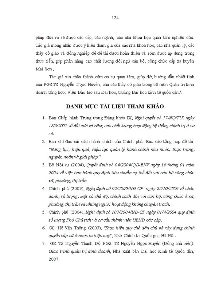 image for page Nâng cao chất lượng đội ngũ cán bộ, công chức cấp xã tại huyện Mai Sơn, tỉnh Sơn La