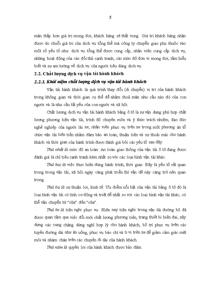 image for page Giải pháp nâng cao chất lượng dịch vụ vận tải hành khách tại Công ty cổ phần xe khách số I Sơn La
